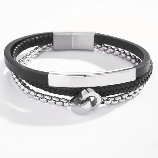 Locked in herenarmband