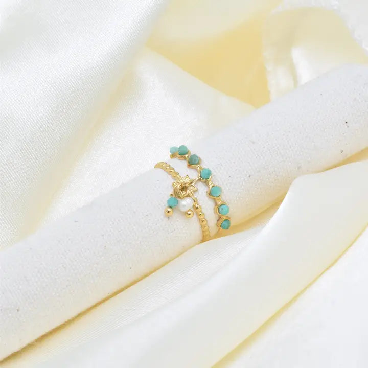 Amazoniet ring