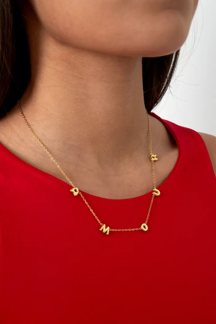 Amour ketting goudkleurig