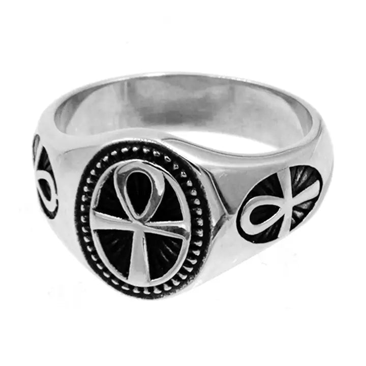 Stoere Ankh ring