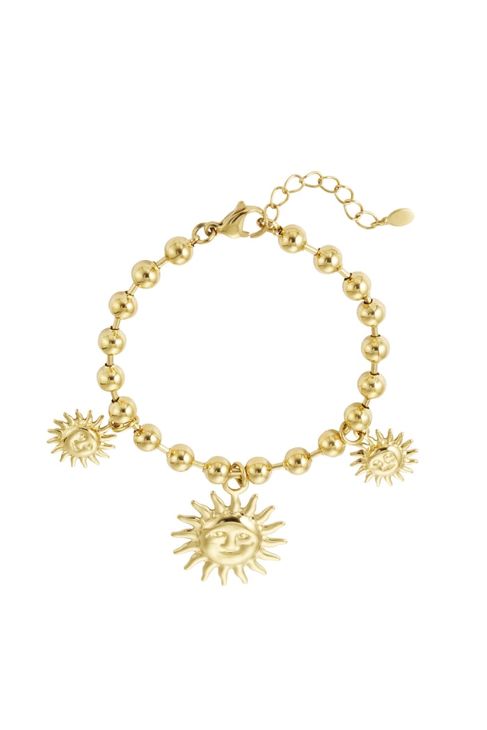 Bolletjes armband sunshine