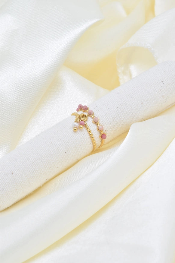 Rhodochrosiet ring