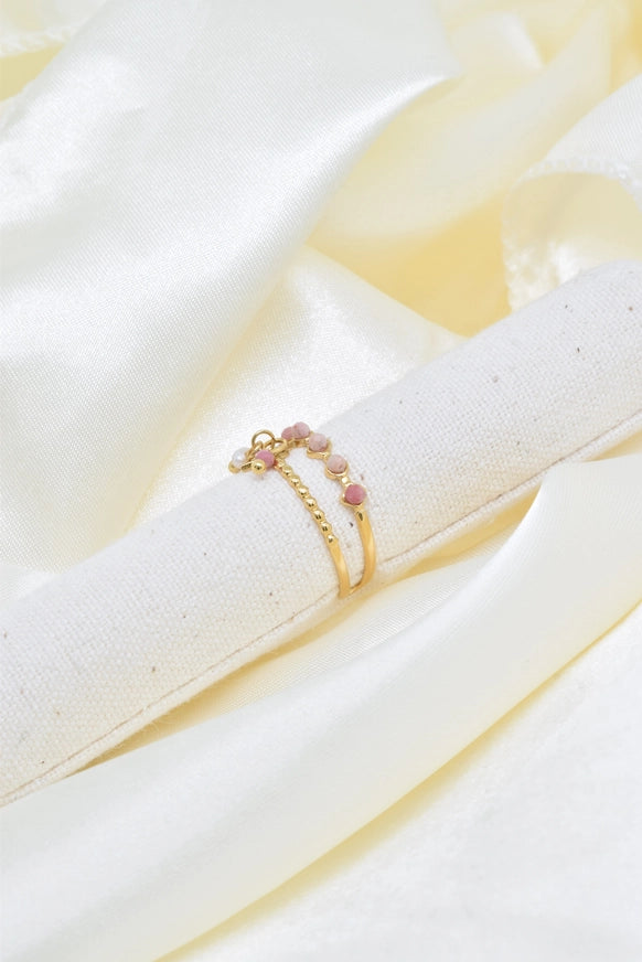 Rhodochrosiet ring