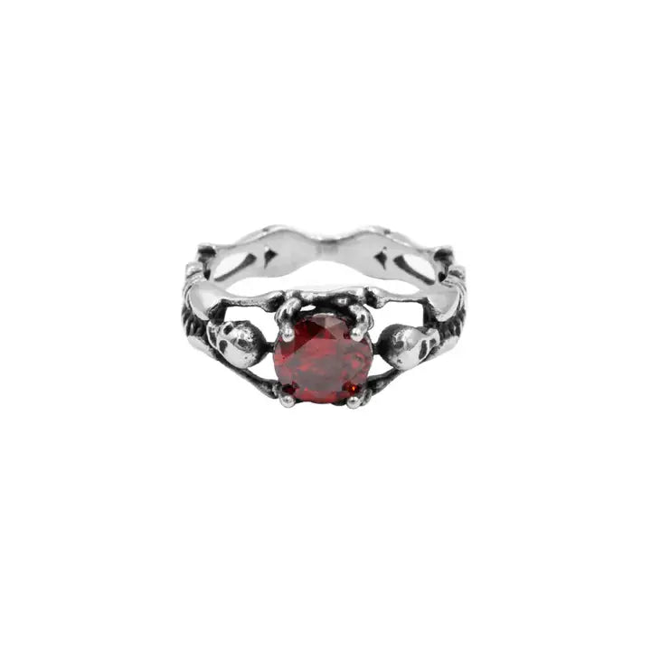 Ruby Skeleton ring