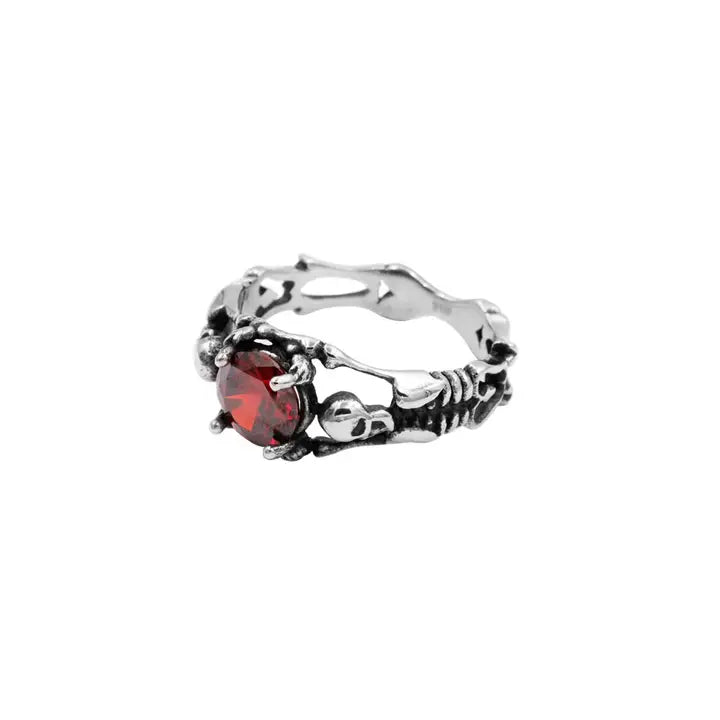 Ruby Skeleton ring
