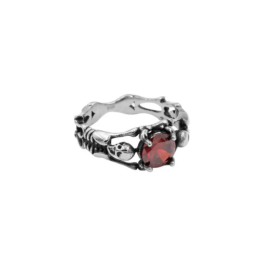 Ruby Skeleton ring