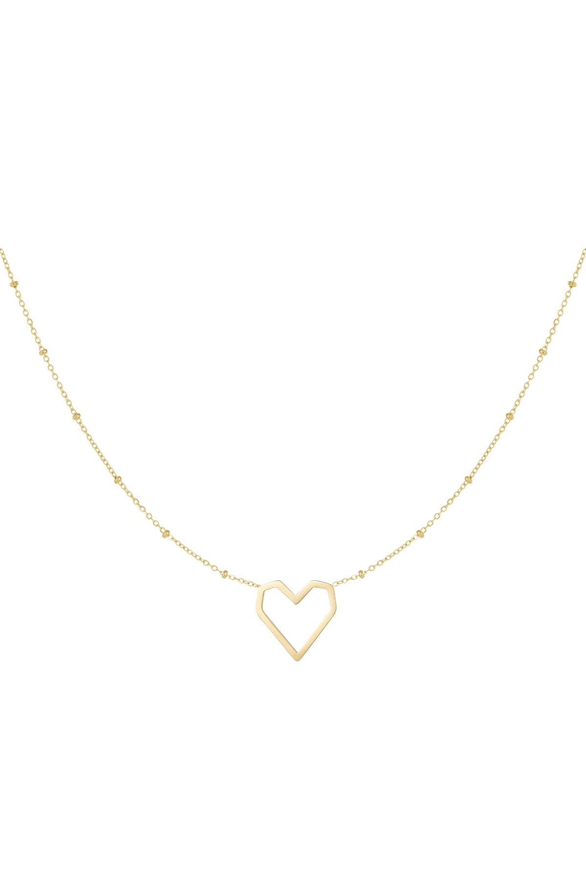 Dotty heart ketting
