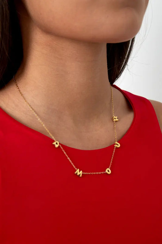Amour ketting goudkleurig