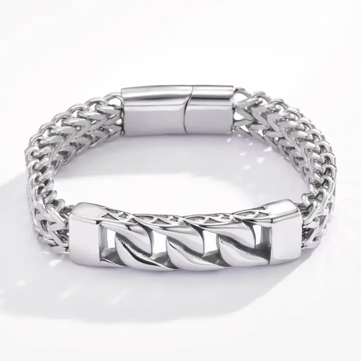 Schakel herenarmband