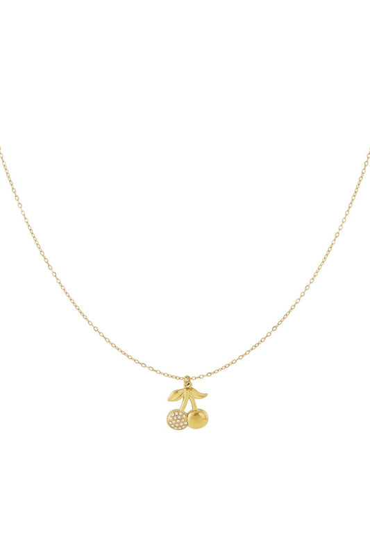 Glitter Cherry ketting